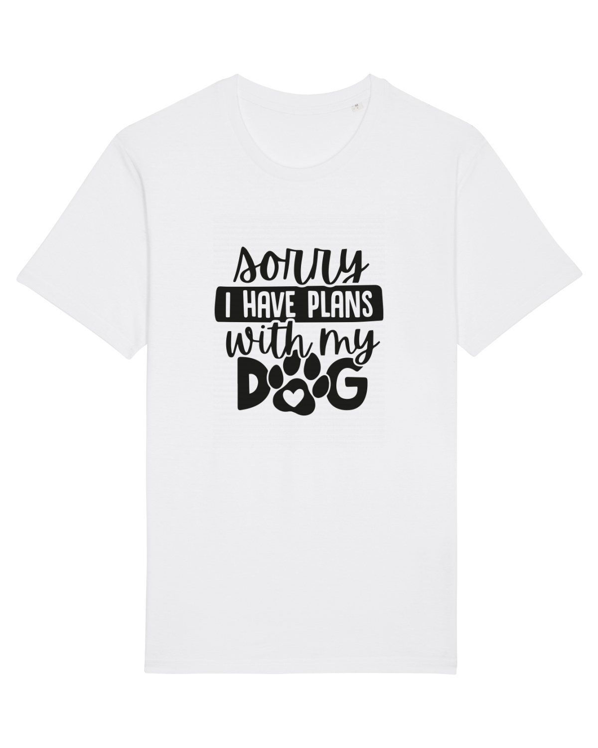 Tricou mânecă scurtă Unisex Rocker White