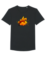 Splash Rider Tricou mânecă scurtă guler larg Bărbat Skater