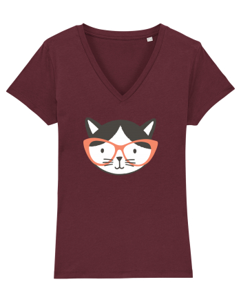 Sweet  Kitty Burgundy