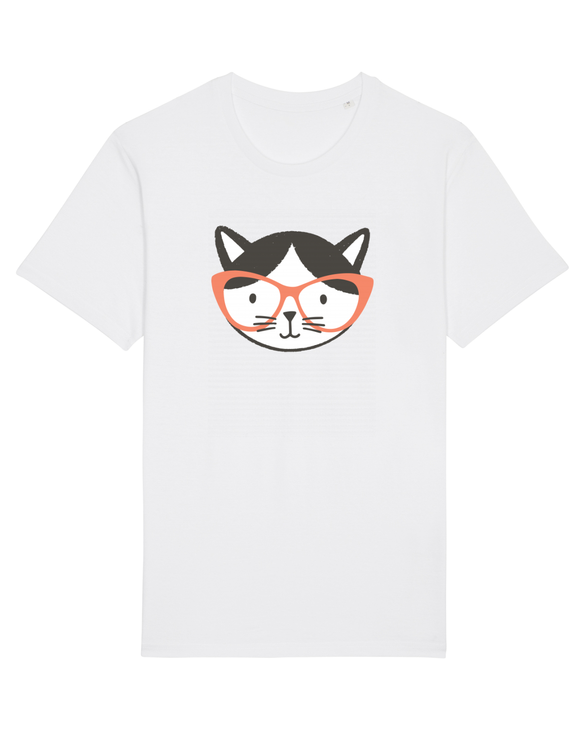 Tricou mânecă scurtă Unisex Rocker White
