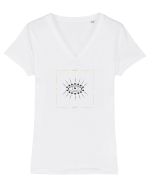The Eye Tricou mânecă scurtă guler V Damă Evoker