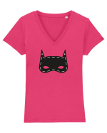 WonderCat Tricou mânecă scurtă guler V Damă Evoker