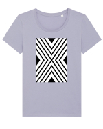 Multiple X Tricou mânecă scurtă guler larg fitted Damă Expresser