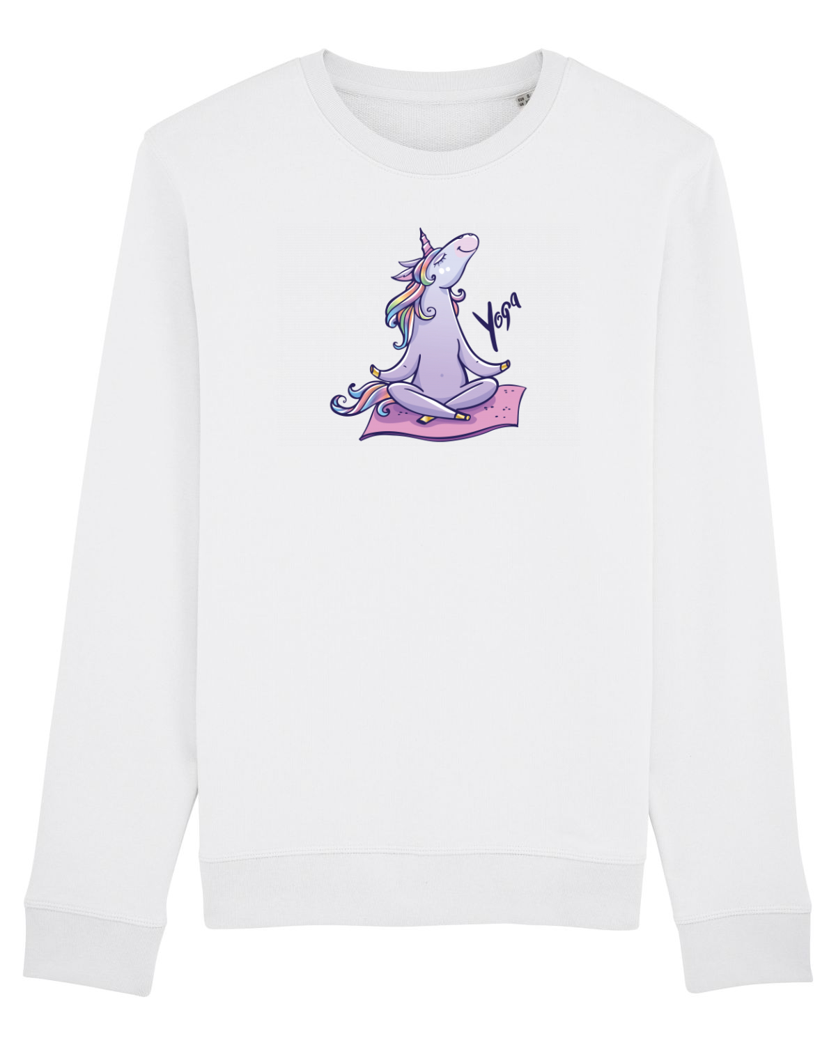 Bluză mânecă lungă Unisex Rise White