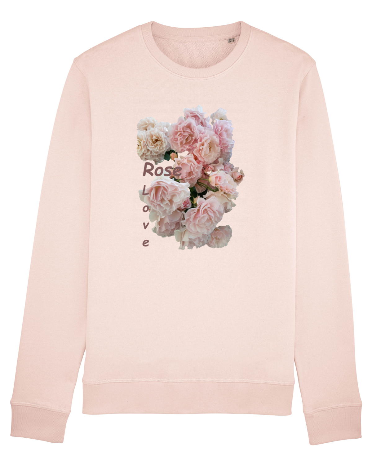 Bluză mânecă lungă Unisex Rise Candy Pink