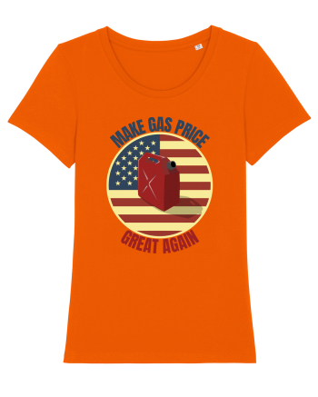 Make Gas Price Great Again  Bright Orange