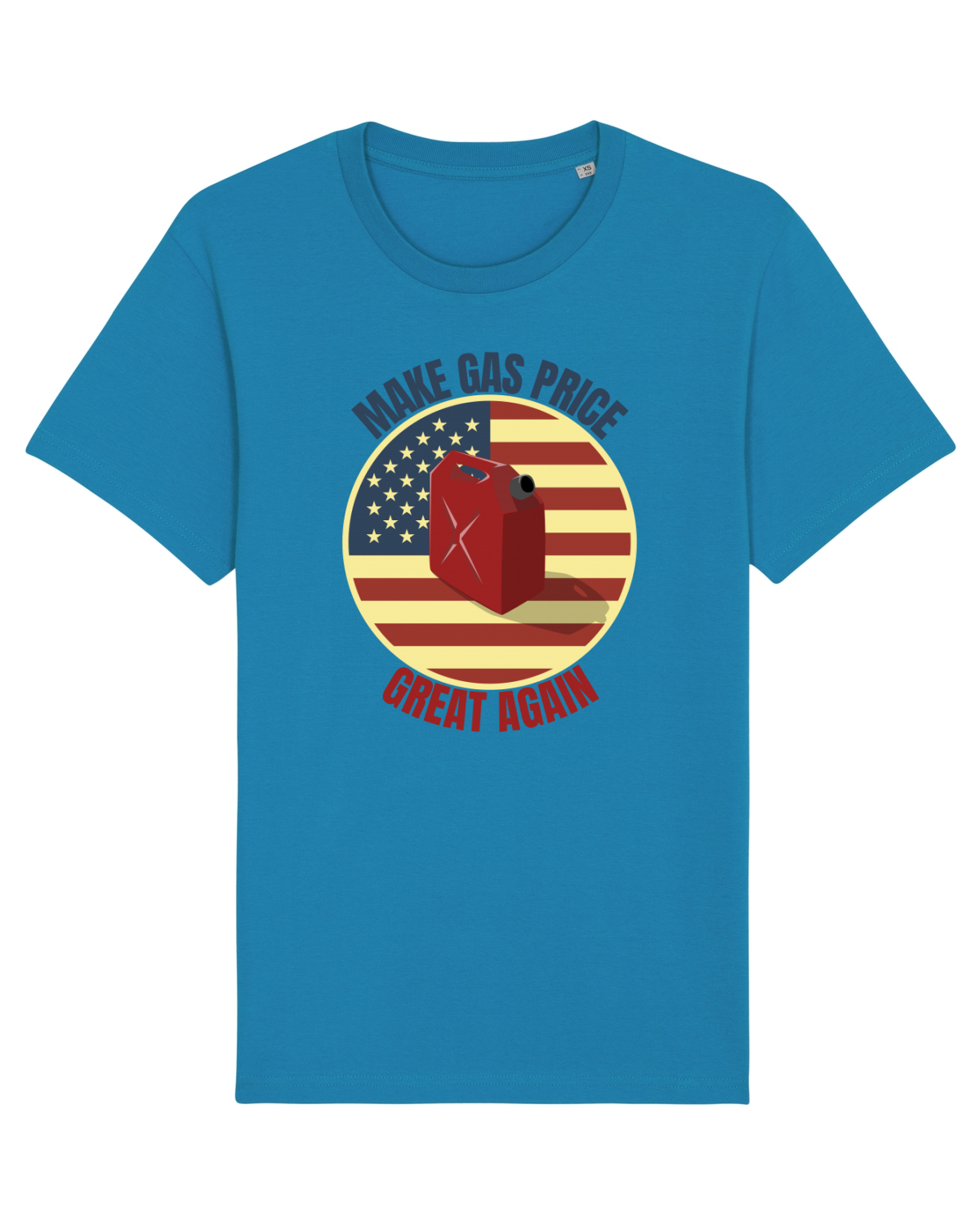 Tricou mânecă scurtă Unisex Rocker Azur
