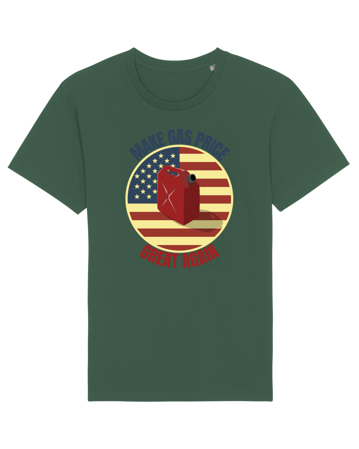 Tricou mânecă scurtă Unisex Rocker Bottle Green