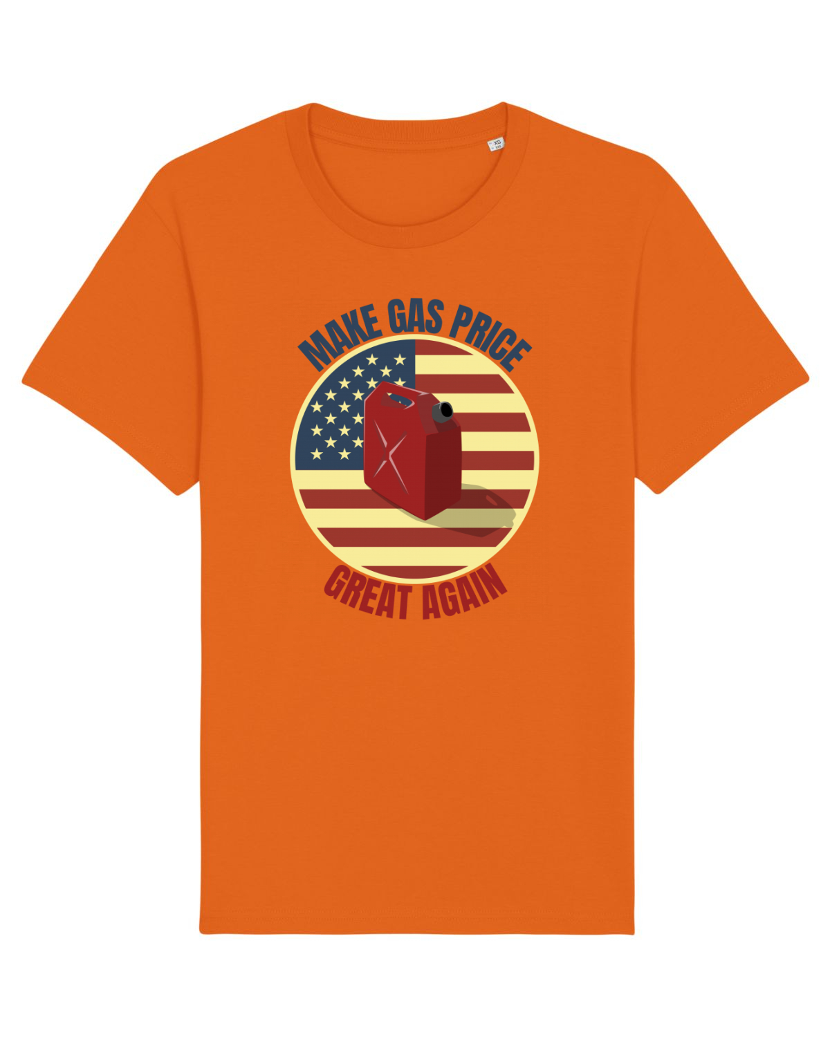 Tricou mânecă scurtă Unisex Rocker Bright Orange