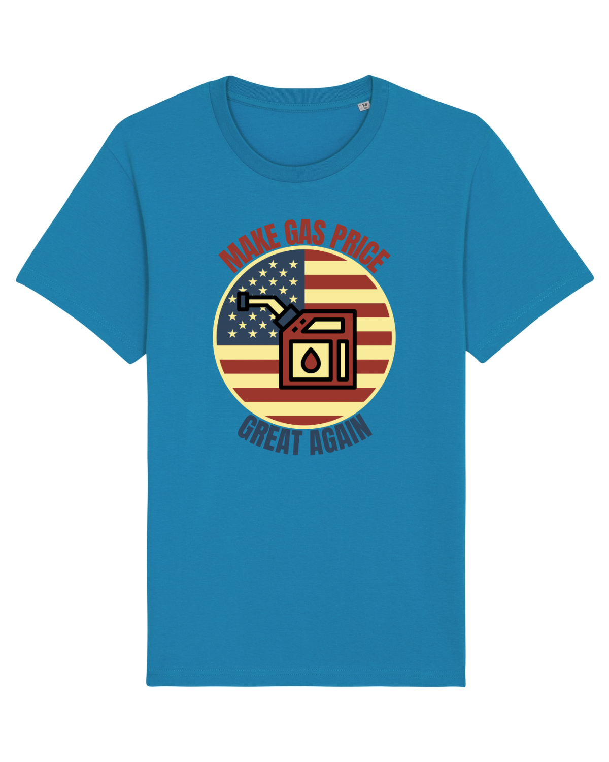 Tricou mânecă scurtă Unisex Rocker Azur