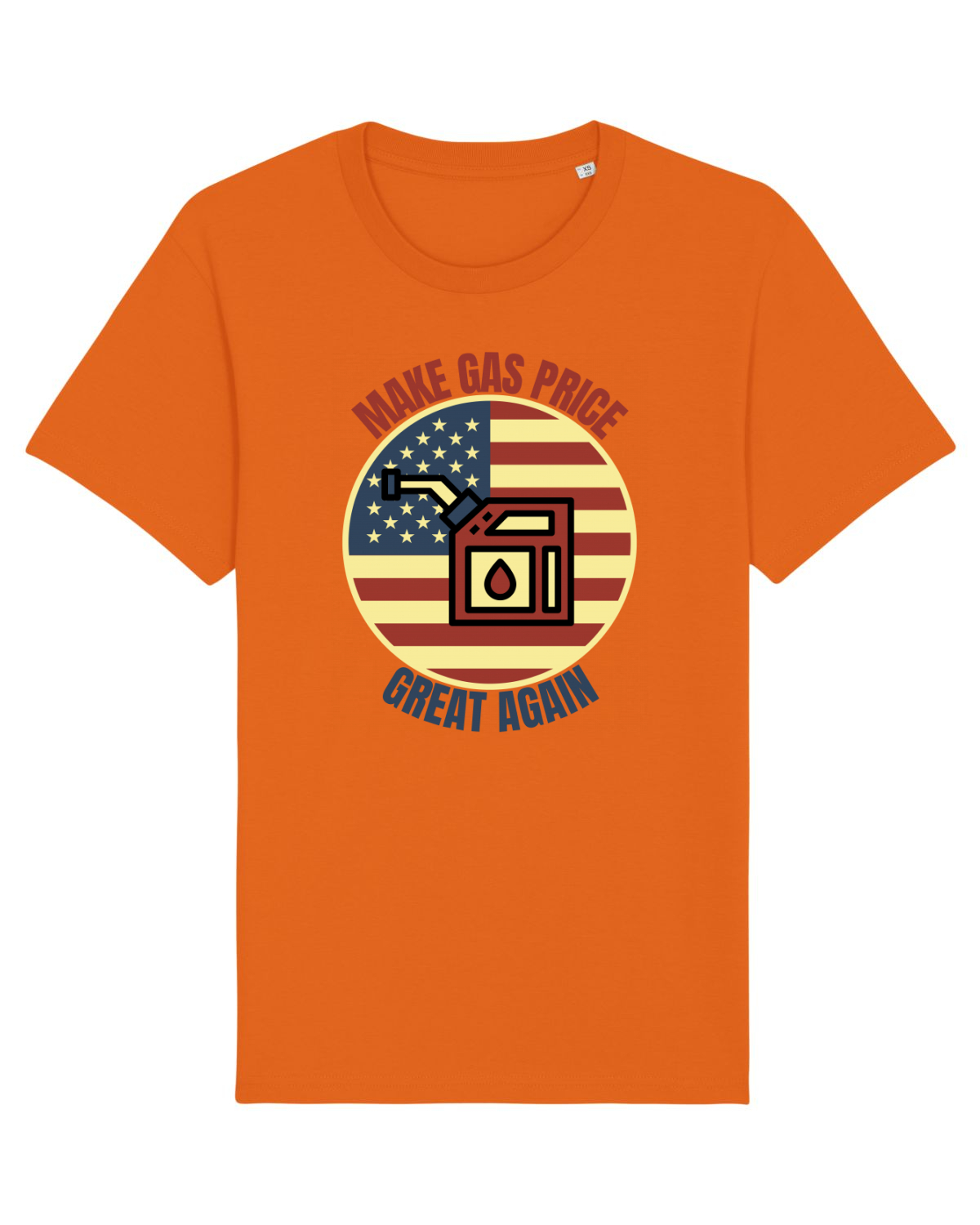 Tricou mânecă scurtă Unisex Rocker Bright Orange