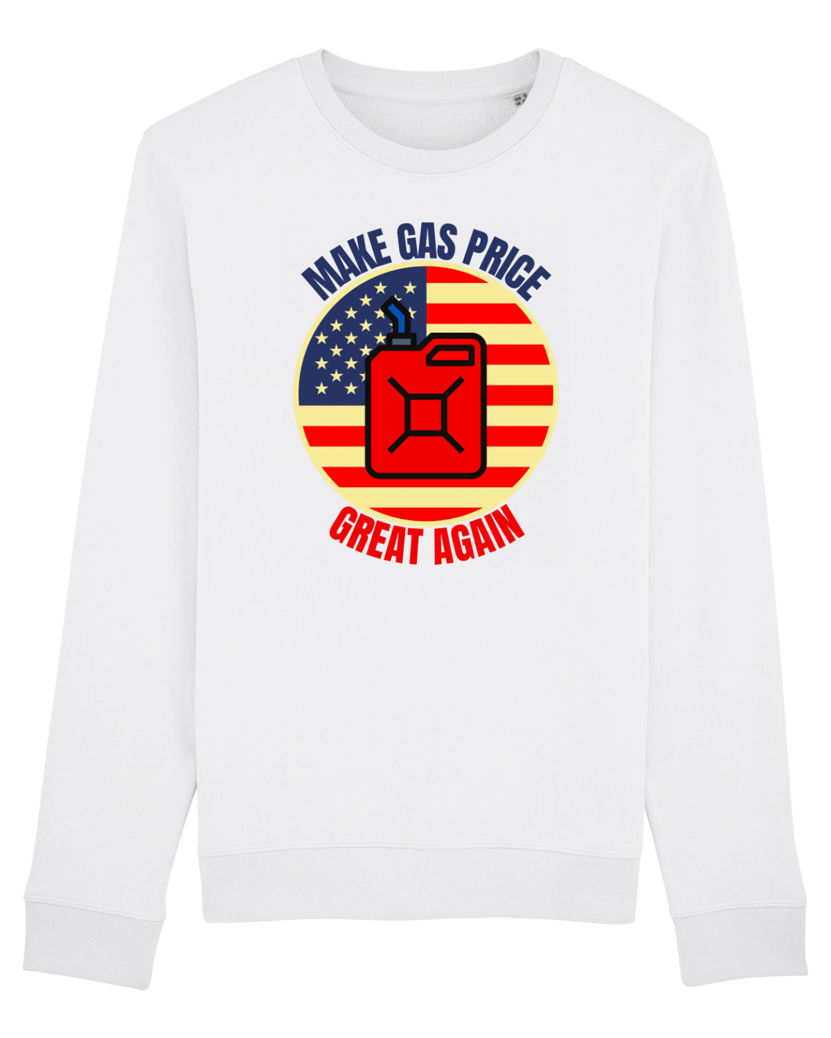 Bluză mânecă lungă Unisex Rise White