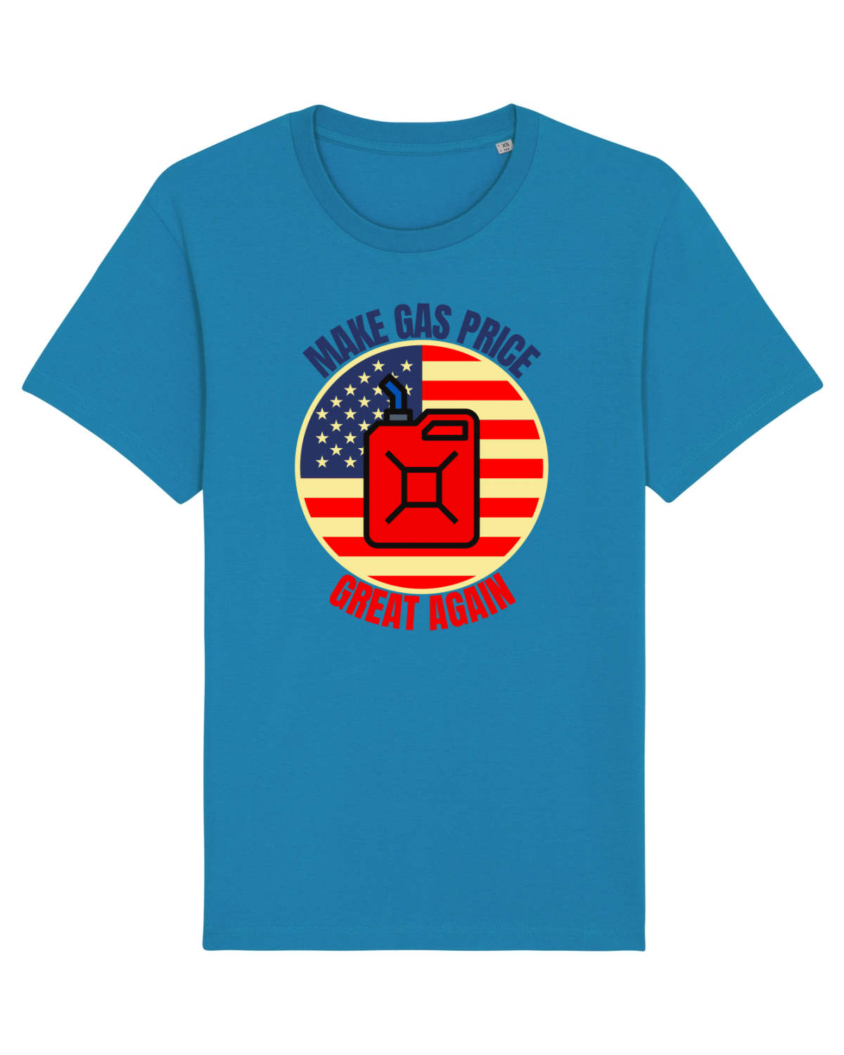 Tricou mânecă scurtă Unisex Rocker Azur