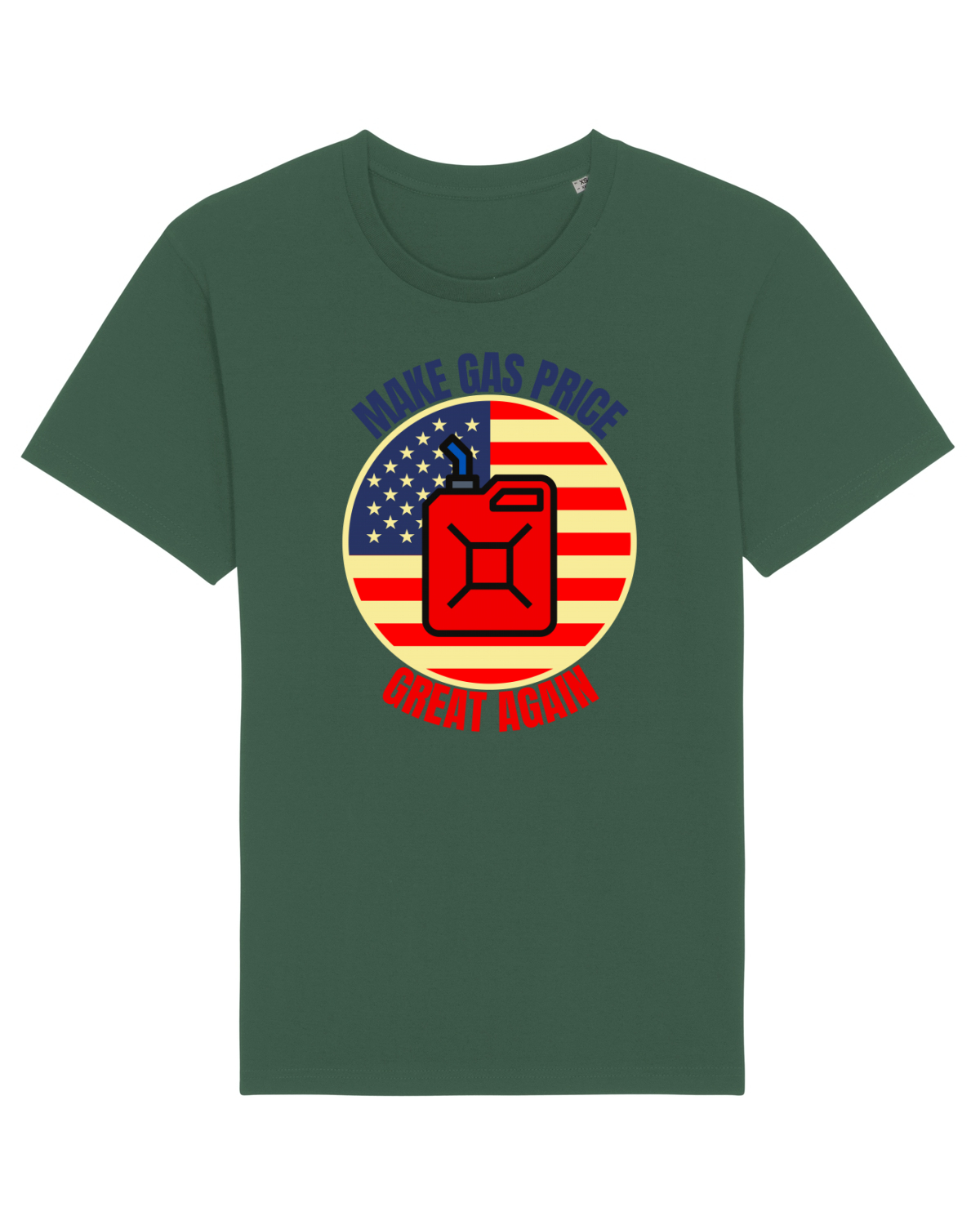 Tricou mânecă scurtă Unisex Rocker Bottle Green