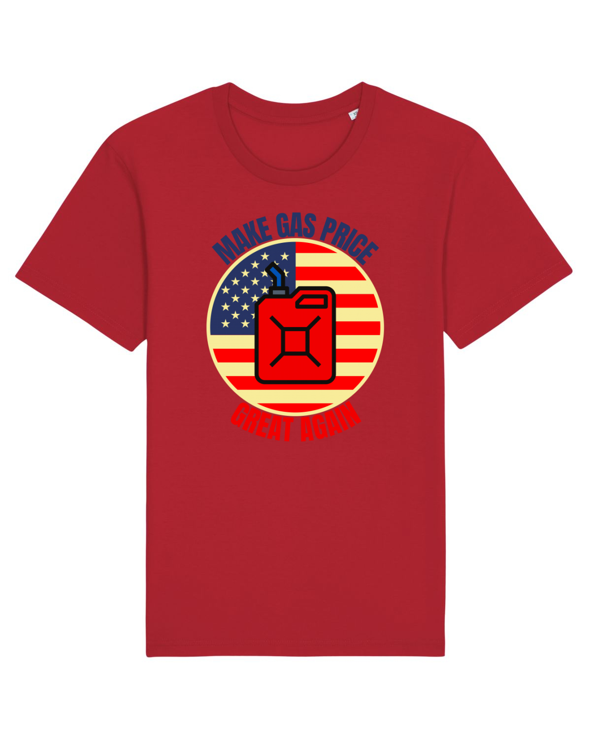 Tricou mânecă scurtă Unisex Rocker Red