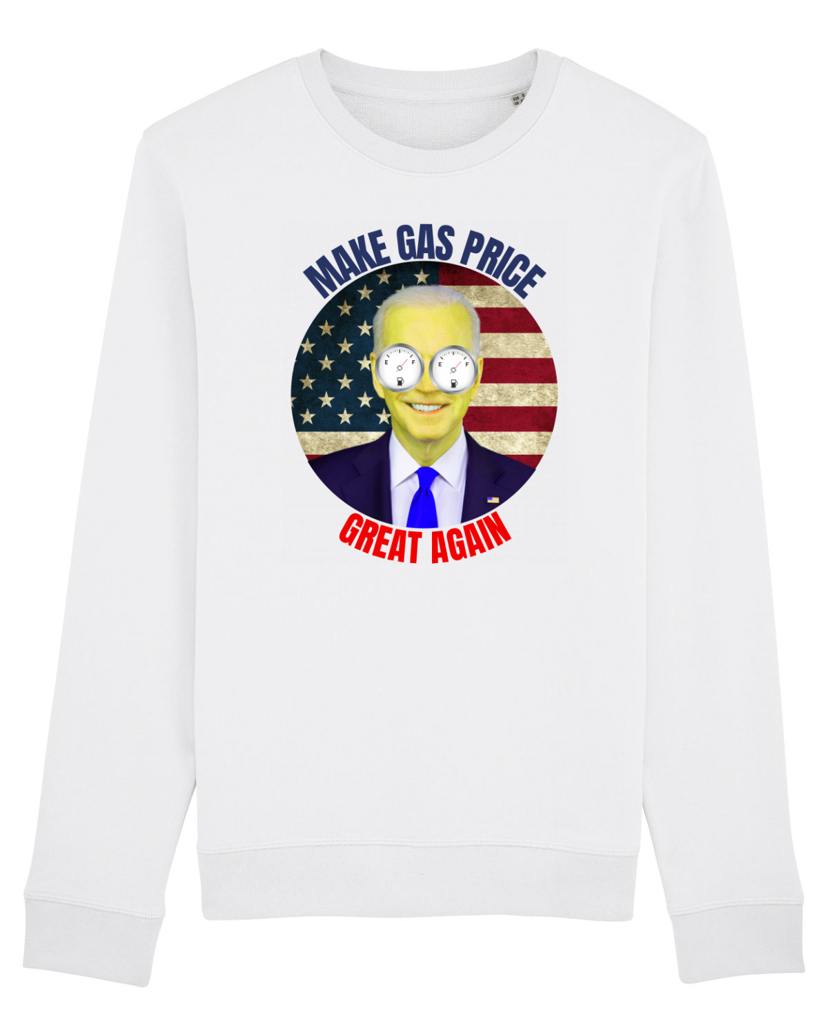 Bluză mânecă lungă Unisex Rise White