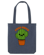Free Hugs Kawaii Cactus Sacoșă textilă
