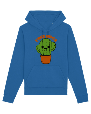 Free Hugs Kawaii Cactus Royal Blue