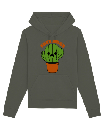 Free Hugs Kawaii Cactus Khaki