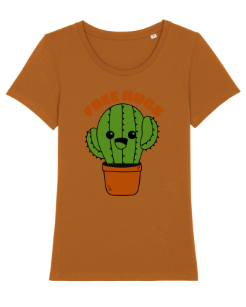 Free Hugs Kawaii Cactus Roasted Orange