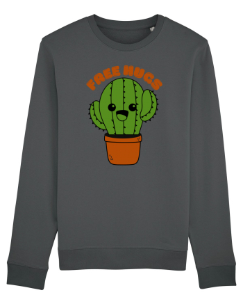 Free Hugs Kawaii Cactus Anthracite