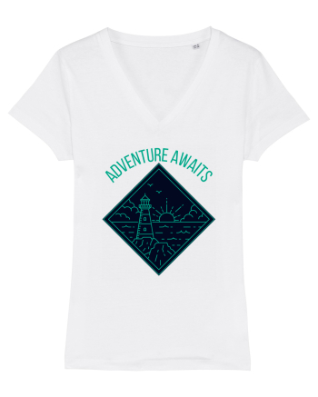Adventure Awaits  White