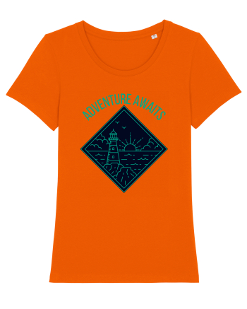 Adventure Awaits  Bright Orange