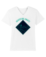 Adventure Awaits  Tricou mânecă scurtă guler V Bărbat Presenter