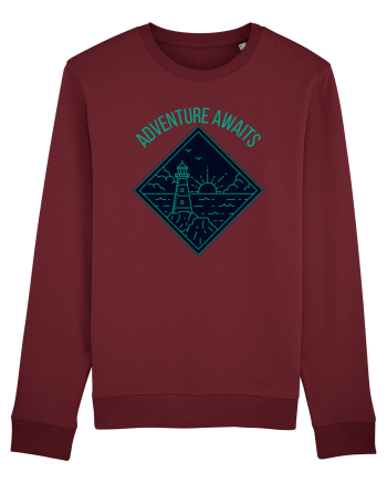 Adventure Awaits  Burgundy