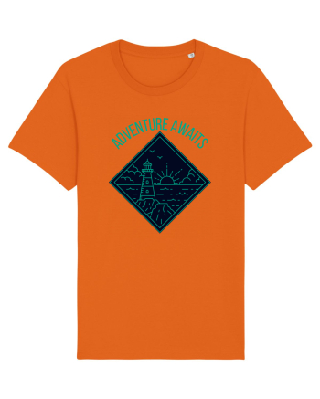 Adventure Awaits  Bright Orange
