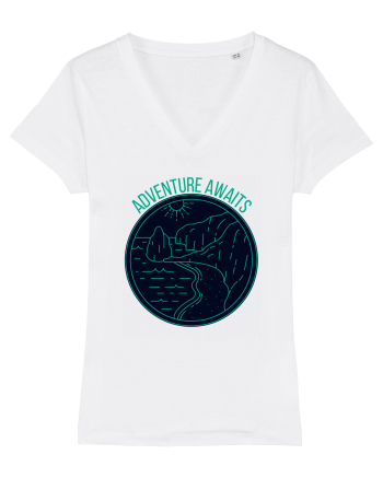 Adventure Awaits  White