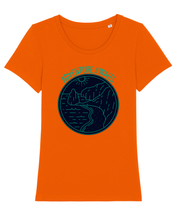 Adventure Awaits  Bright Orange