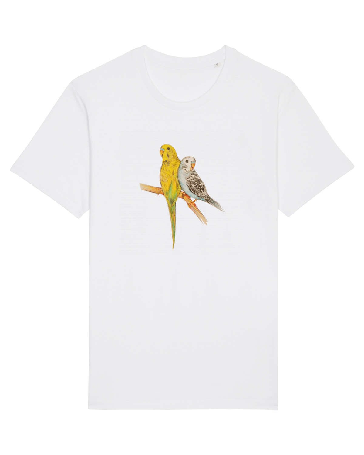 Tricou mânecă scurtă Unisex Rocker White