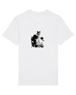 Viata de pisica  Tricou mânecă scurtă Unisex Rocker