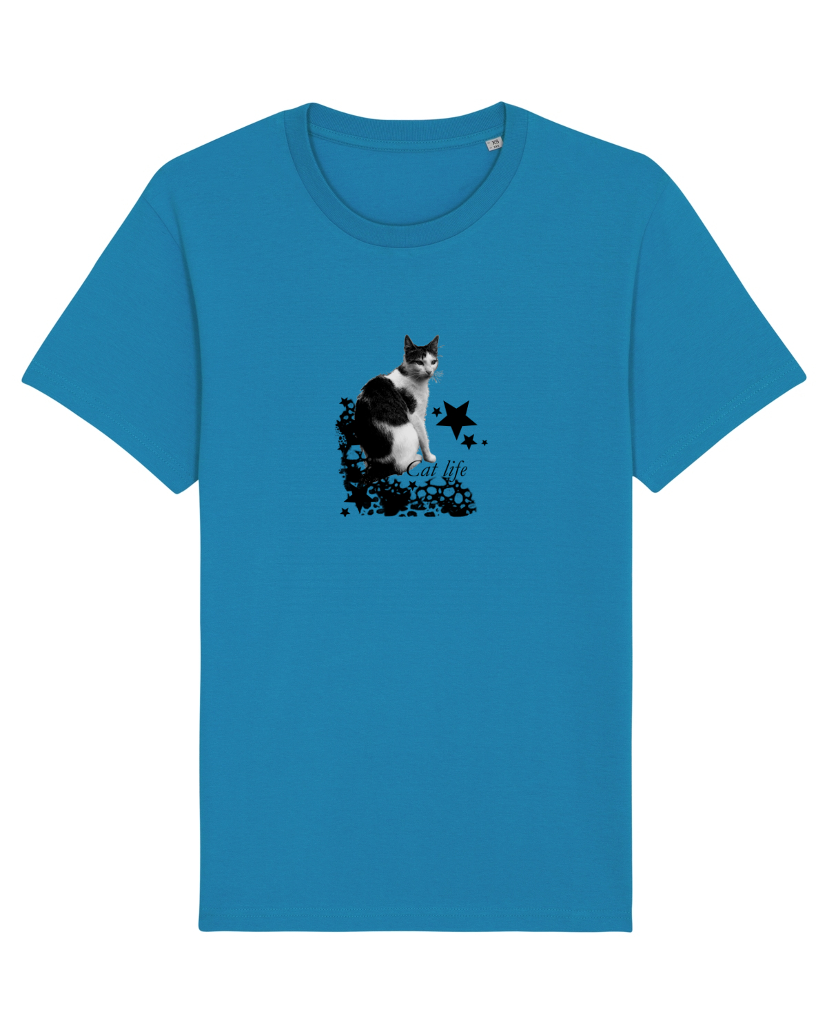 Tricou mânecă scurtă Unisex Rocker Azur