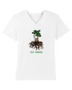 Go Green ! Tricou mânecă scurtă guler V Bărbat Presenter