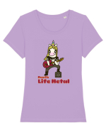 Funny Rock Unicorn Tricou mânecă scurtă guler larg fitted Damă Expresser