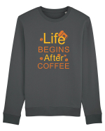 After Coffee Bluză mânecă lungă Unisex Rise