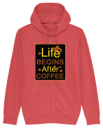 After Coffee - black Hanorac cu fermoar Unisex Connector