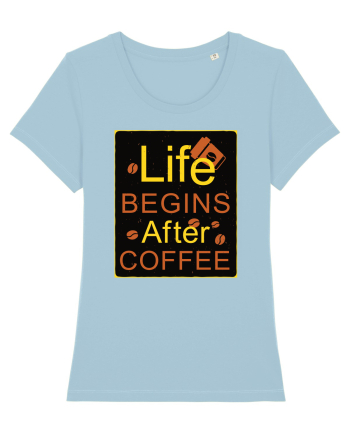 After Coffee - black Sky Blue