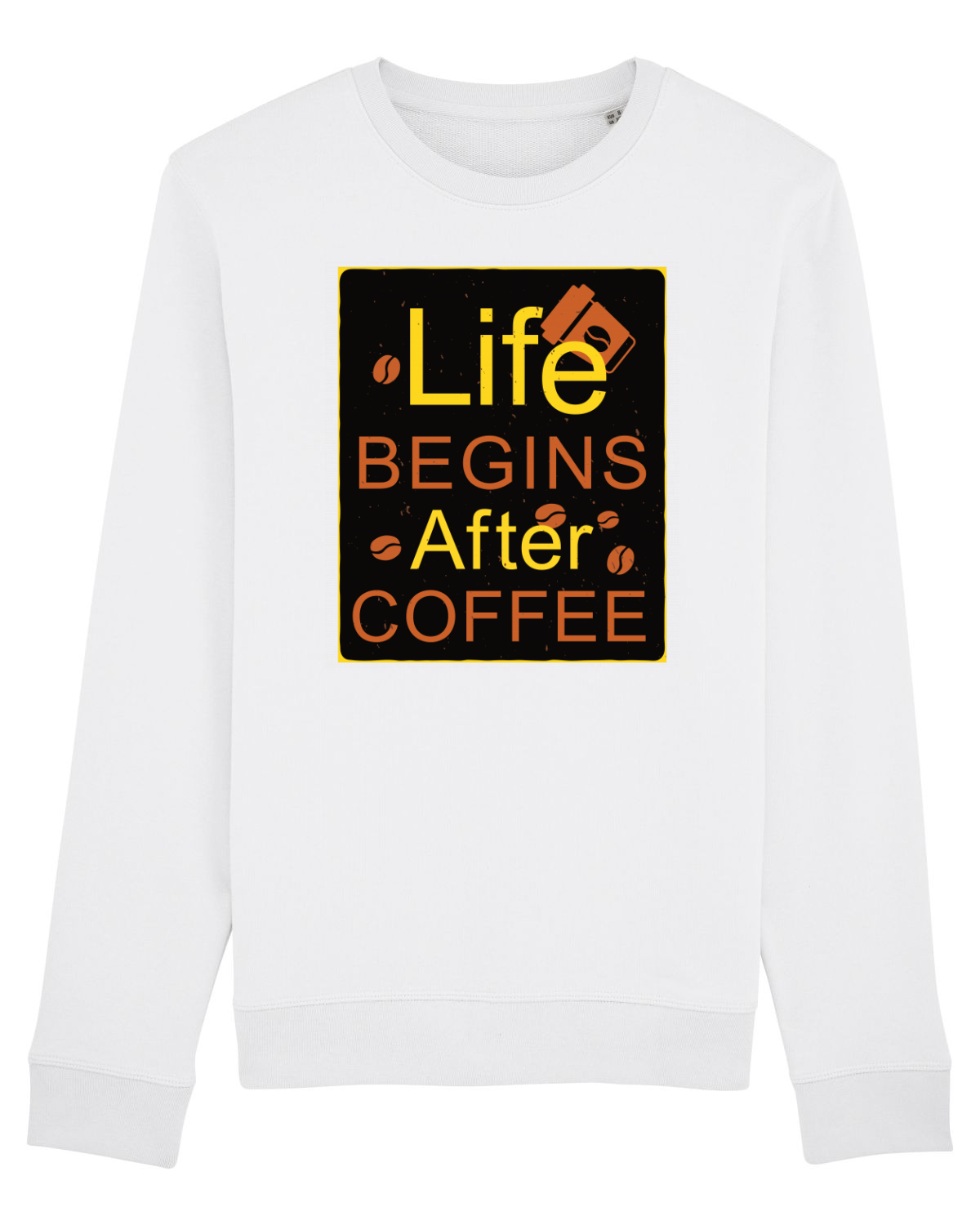 Bluză mânecă lungă Unisex Rise White