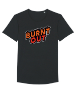 Burnt out Tricou mânecă scurtă guler larg Bărbat Skater