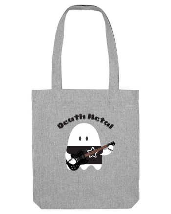 Funny Kawaii Metal Ghost Heather Grey