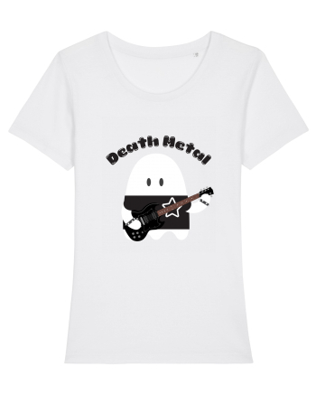 Funny Kawaii Metal Ghost White