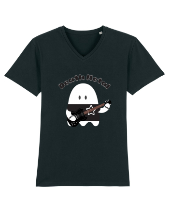 Funny Kawaii Metal Ghost Black