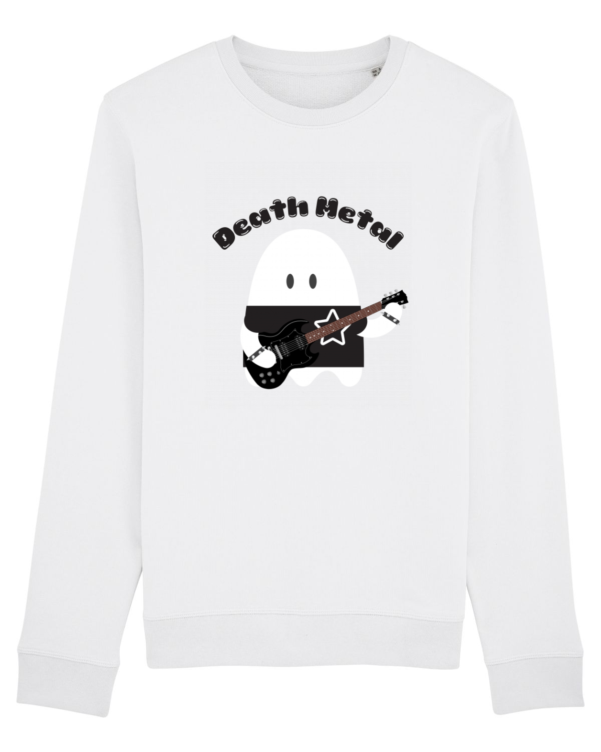 Bluză mânecă lungă Unisex Rise White