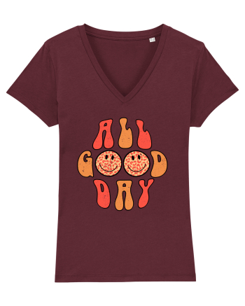 All Good Day Retro Burgundy