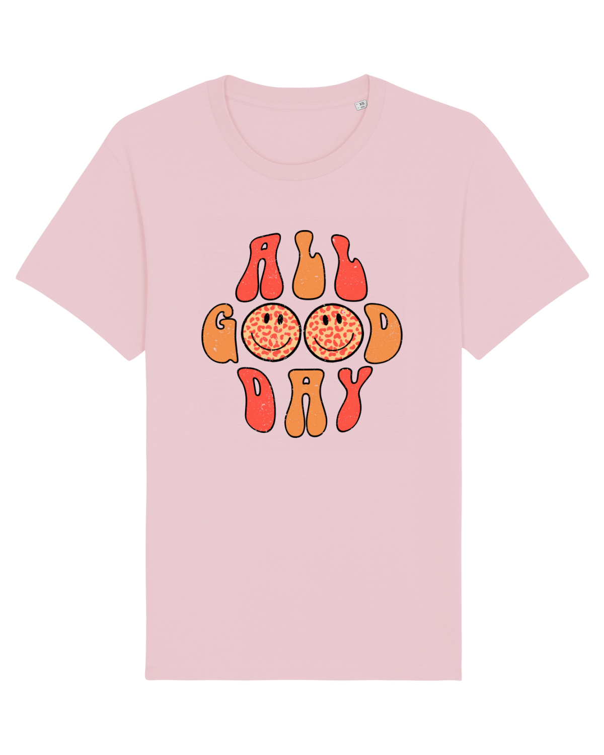 Tricou mânecă scurtă Unisex Rocker Cotton Pink