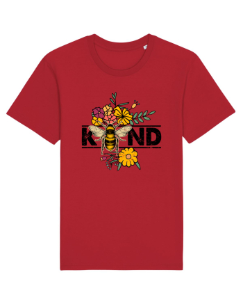 Bee Kind Wild Flower Vintage Red