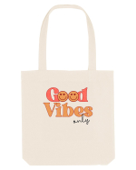 Good Vibes Only Retro Sacoșă textilă